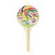 Schrijfset Lollypop , 10 & 14 cm groot uit papier & kunststof in de kleur ass.. Geschikt vanaf 3+.