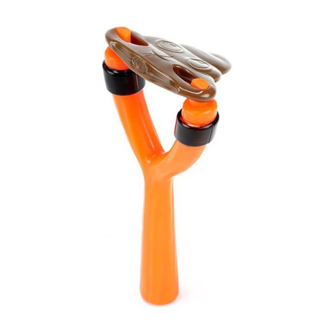 Katapult Lachende Drol , 13 cm groot uit kunststof in de kleur ass.. Geschikt vanaf 6+.