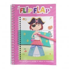 Flip Flap Kleurboek Meisjes 3-delig.