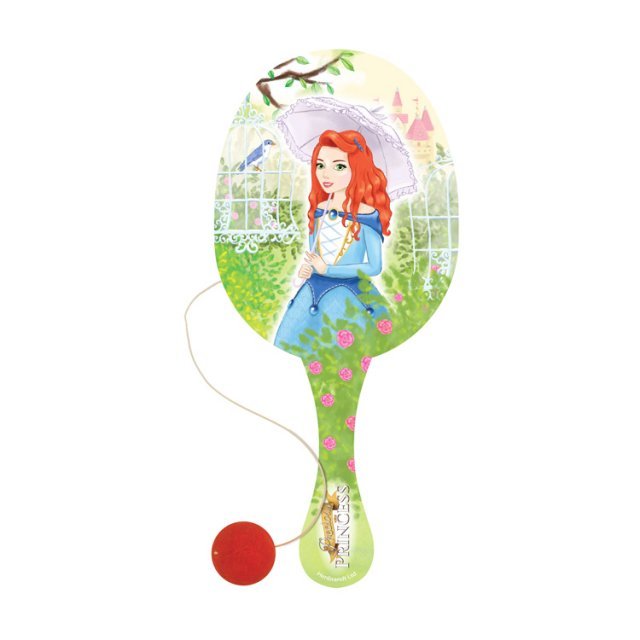 Balspel Slaghout Prinses Design , 22 cm groot uit hout in de kleur ass.. Geschikt vanaf 3+.