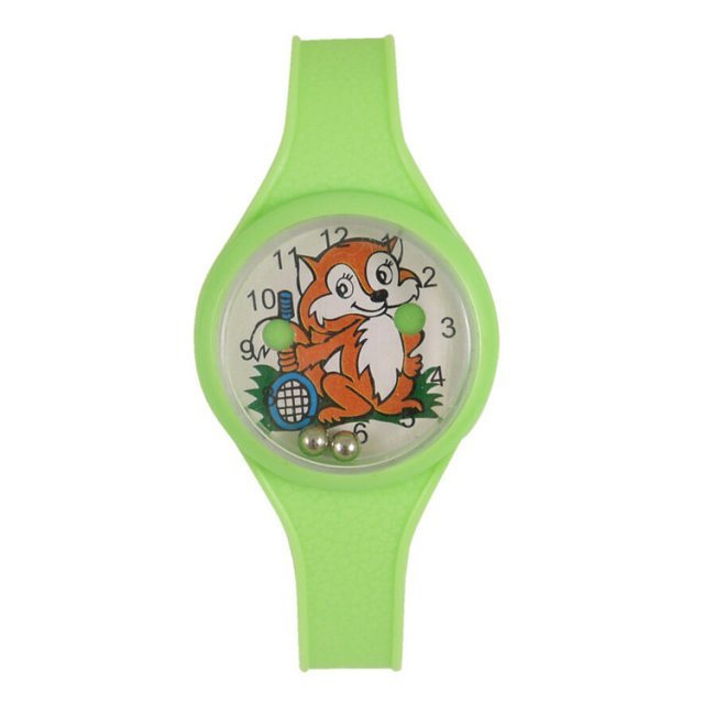Horloge Geduldspel Rond ,  groot uit kunststof in de kleur ass.. Geschikt vanaf 3+.