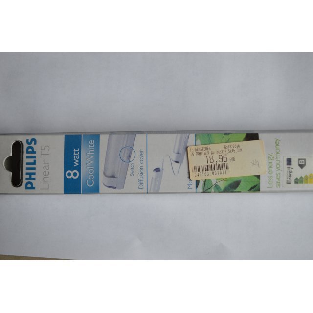 Philips Linear T5 8W TL-armatuur 230V - 34 cm - Cool White