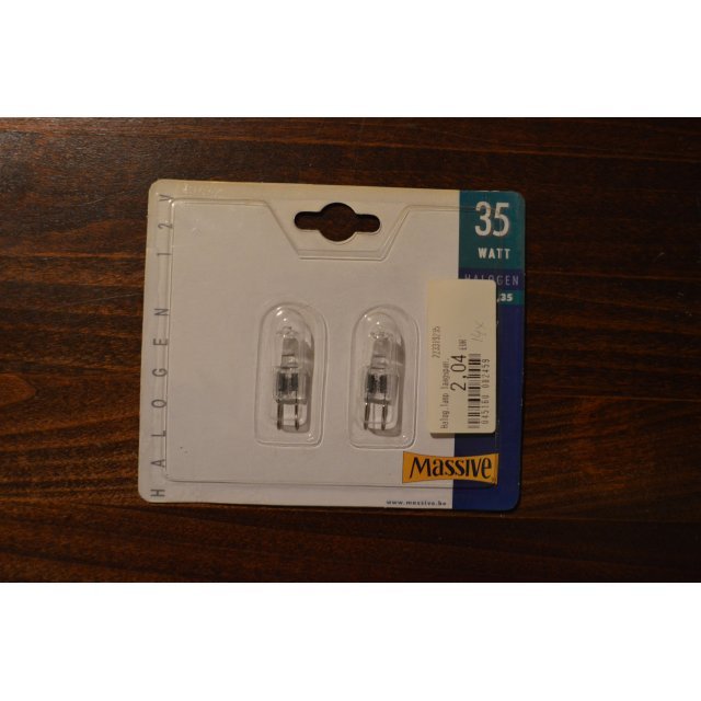 Massive Halogeenlamp 35W 12V GY6.35 Halogen 2-Pack.