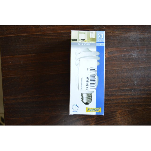 Massive Spaarlamp Spiraal 20W E27 Warm Wit.