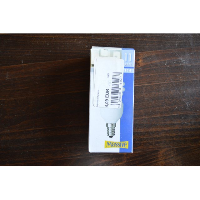 Massive Spaarlamp Spiraal 11W E14 Warm Wit.