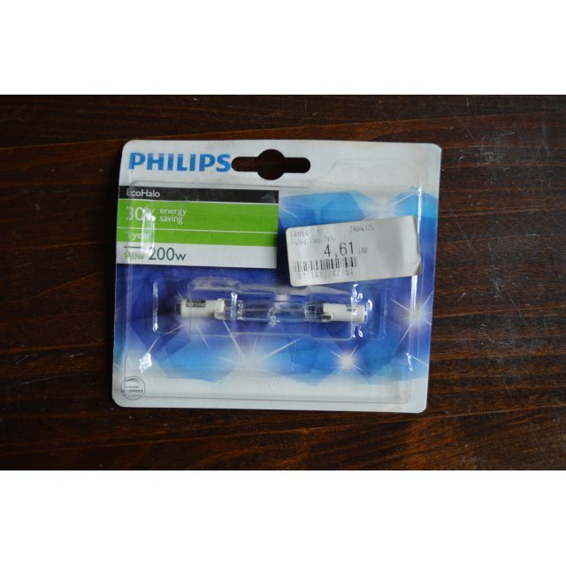 Philips Halogeenlamp 140W 230V R7S - 78 mm - EcoHalo ,  groot uit  in de kleur . Geschikt vanaf .