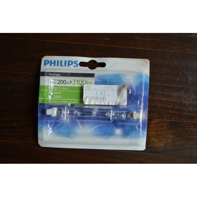 Philips Halogeenlamp 160W 230V R7S - 118 mm - EcoHalo ,  groot uit  in de kleur . Geschikt vanaf .