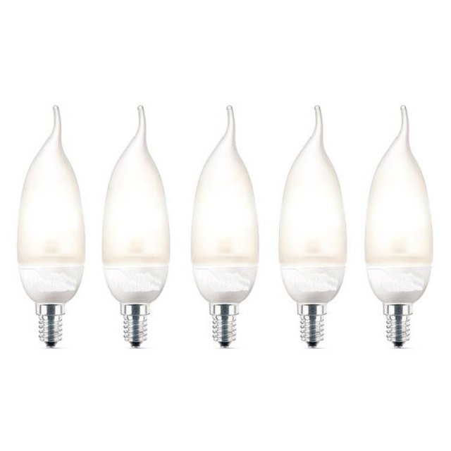 Massive Spaarlamp Kaars 5W E14 Warm Wit 5-Pack .