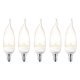 Massive Spaarlamp Kaars 5W E14 Warm Wit 5-Pack .