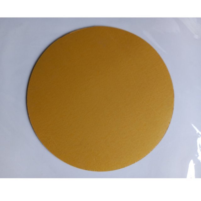 Rubber Pad Zelfklevend - Cirkel Rubber - Flensbeschermer - Onderlegger - 5-pack , 3x275 mm groot uit rubber in de kleur zwart.