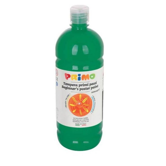 donkergroene PRIMO plakkaatverf 1 liter