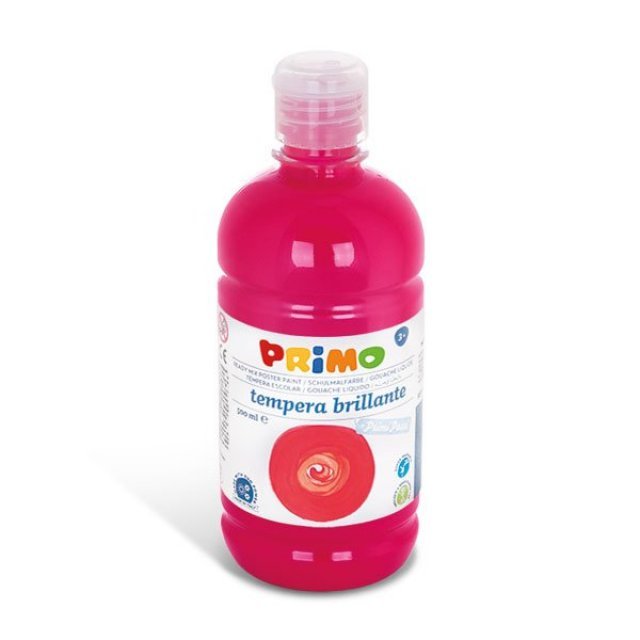 Schoolverf 500 ml. Magenta ,  groot uit schoolverf in de kleur magenta. Geschikt vanaf 3+.