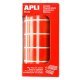 Educatieve Stickers 20 mm VIERKANT - ROOD 1170 Stuks