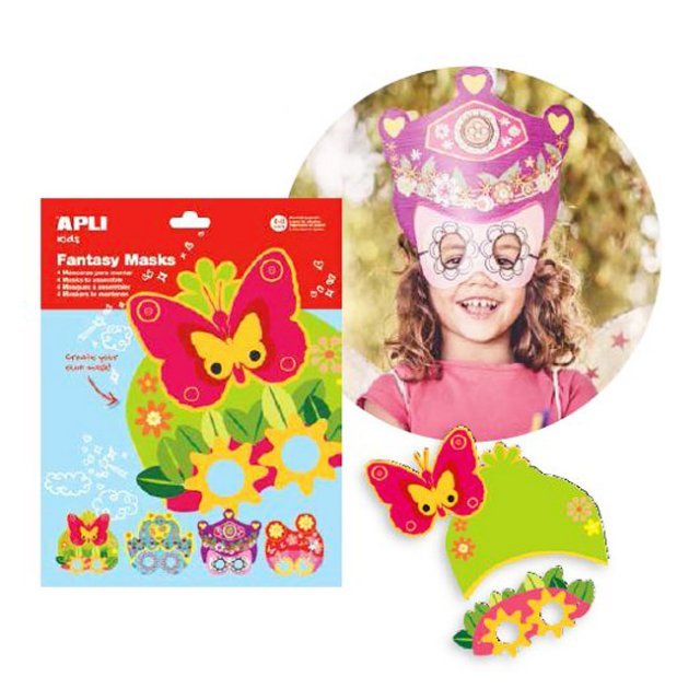 Fantasy Maskers Maken - Set van 4 stuks