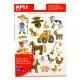 Educatieve Thema Stickers DE BOERDERIJ - 66 Stuks