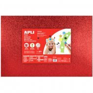 Foam - Schuimrubber Glitters Rood 1-Vel 400x600x2mm