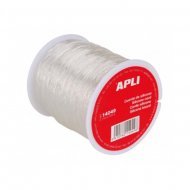 Silicone Koord Transparant 0.7mm.x100mtr.