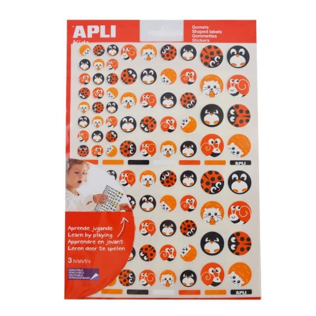 Educatieve Stickers DIEREN GEZICHTJES - 312 Stuks