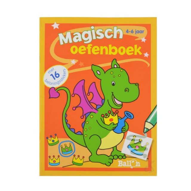 Magisch Oefenboek Draak 4-6 jaar