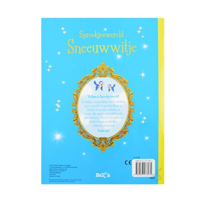 Stickerboek Sprookjeswereld Sneeuwwitje