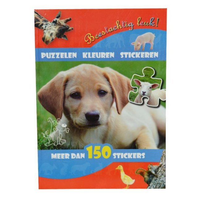 Stickerboek Beestachtig Leuk 5+