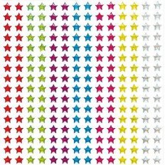 Glitterstickers in Stervorm - Set van 280 stuks
