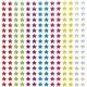 Glitterstickers in Stervorm - Set van 280 stuks