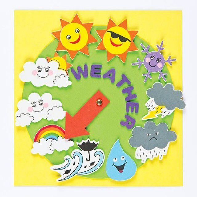 Foam Stickers HET WEER  96-dlg.