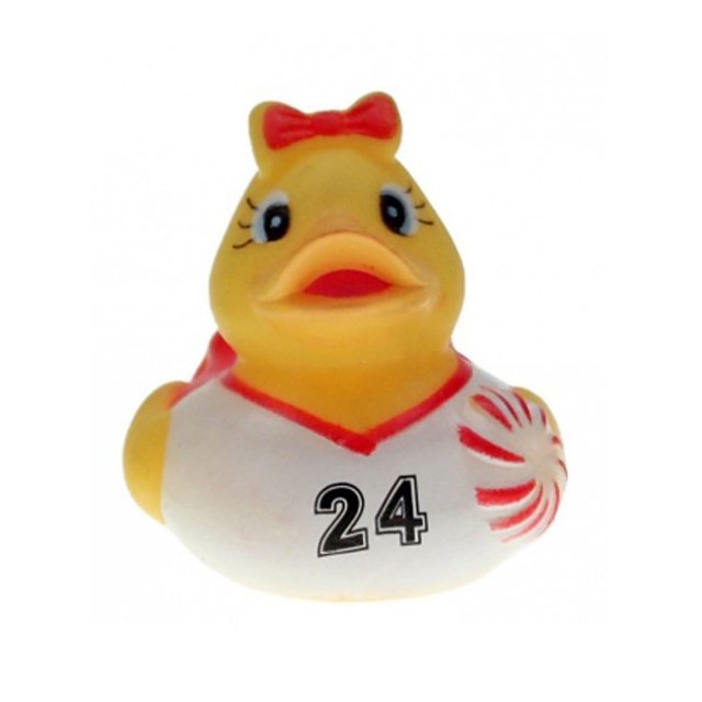 Badeend Cheerleader 5 cm.