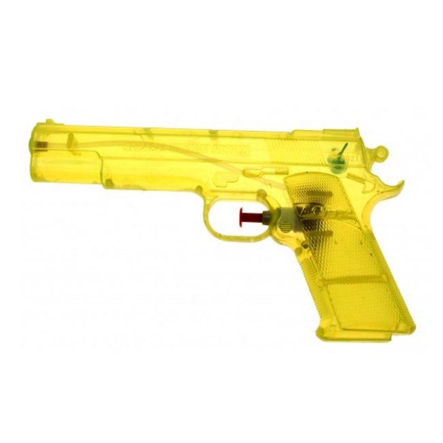 Waterpistool 20 cm Sunny Yellow , 20 cm groot uit kunststof in de kleur geel. Geschikt vanaf 3+.