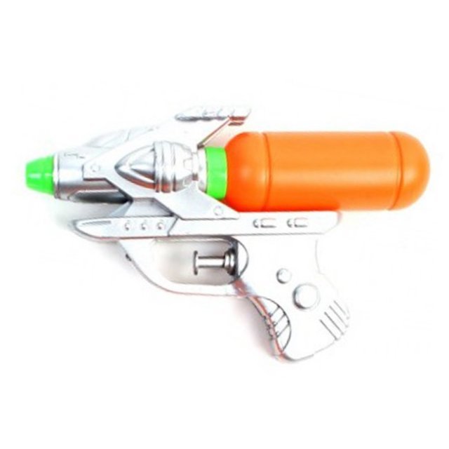 Waterpistool Space Grey , 17,5 cm groot uit kunststof in diverse kleuren. Geschikt vanaf 3+.