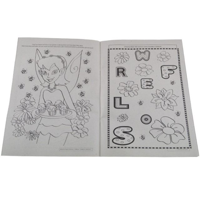 Set Kleur en Activiteiten Boek + 6 Kleurpotloden Fairies