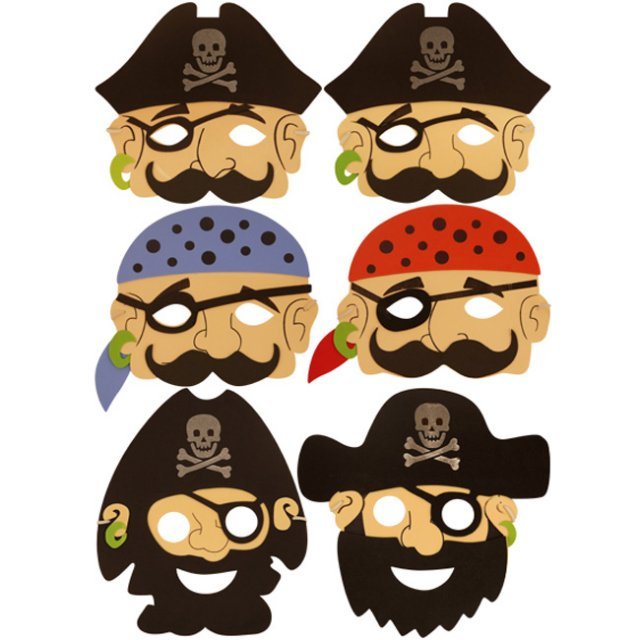 Piraat Masker Foam