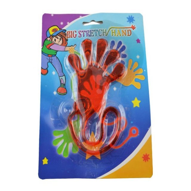 Plakhand Groot , 10 x 7,5 cm groot uit sticky in de kleur ass.. Geschikt vanaf 3+.