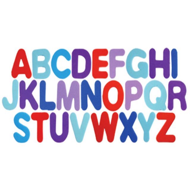 Foam Letters Zelfklevend 25 - 28 mm.