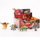 Dinosaurus 17 cm 6 ass, 14 à 17 cm groot uit kunststof in de kleur ass.. Geschikt vanaf 3+.