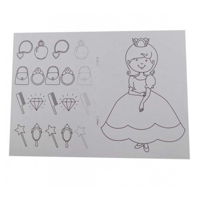 Mini Kleur-en Spelletjesboek PRINSES