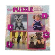 Puzzel 4in1 Meisjes