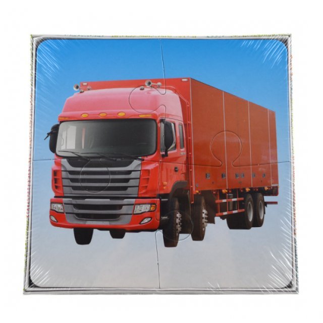 Puzzel 4in1 Voertuigen