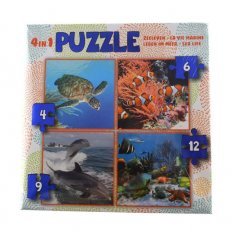 Puzzel 4in1 Zeeleven