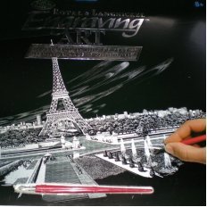 Graveer Projekt Zilver FAM3 Eiffeltoren