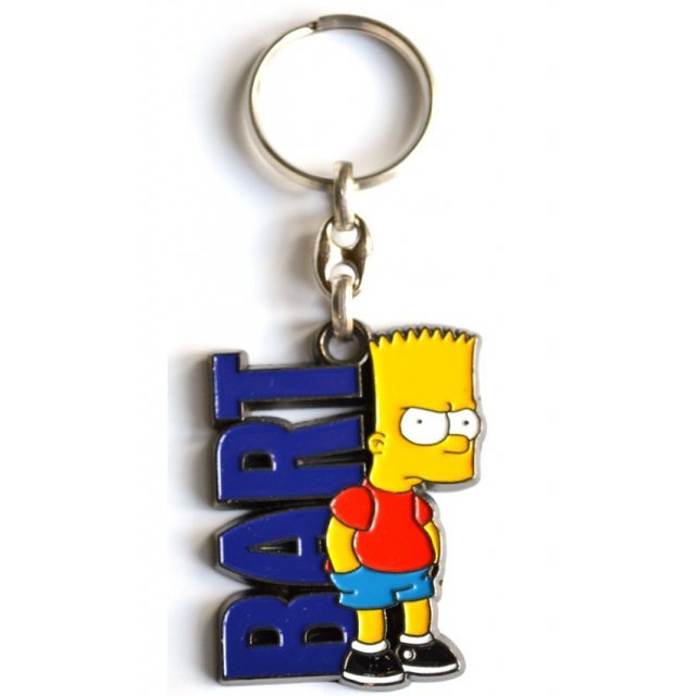 Sleutelhanger Bart with His Name - The Simpsons