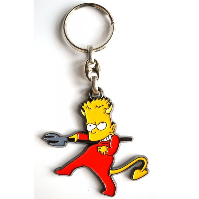 Sleutelhanger Bart as Devil - The Simpsons