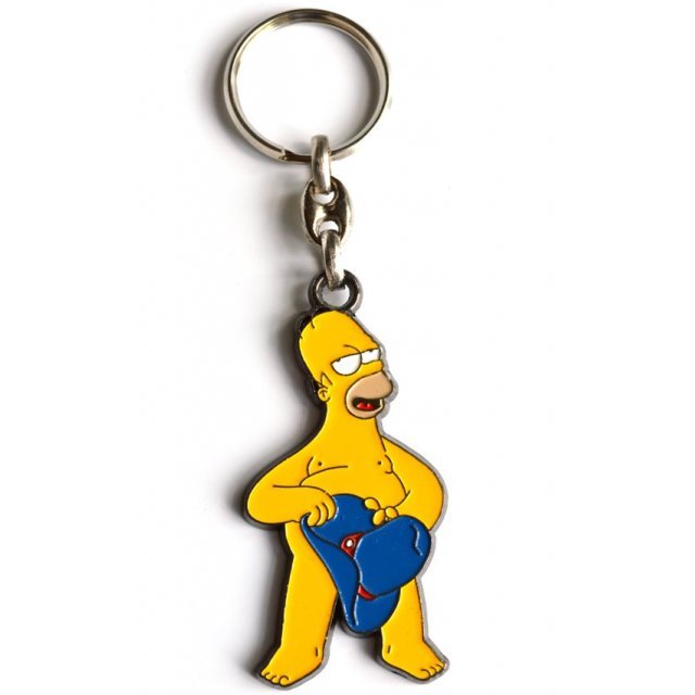 Sleutelhanger Homer Naked with Hat - The Simpsons