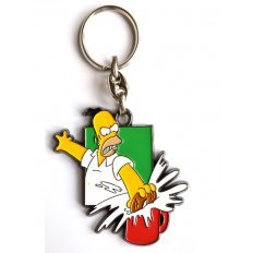 Sleutelhanger Homer Angry with Donut - The Simpsons