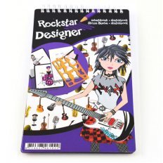 Schets & Stickerboek ROCKSTAR DESIGNER
