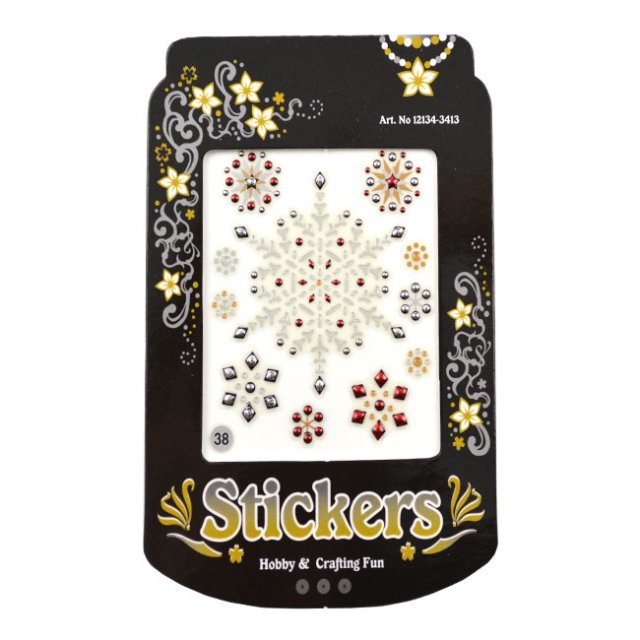 144 x 3D Decoratie Stickers