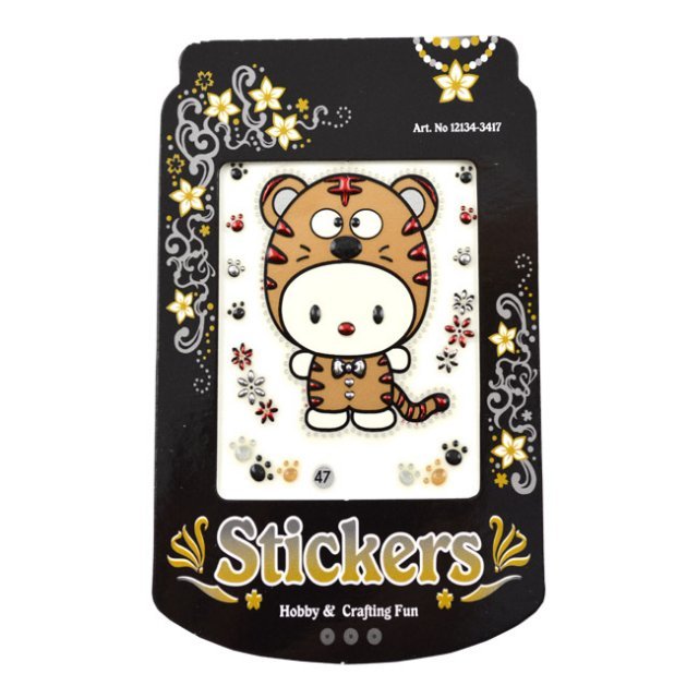 144 x 3D Decoratie Stickers
