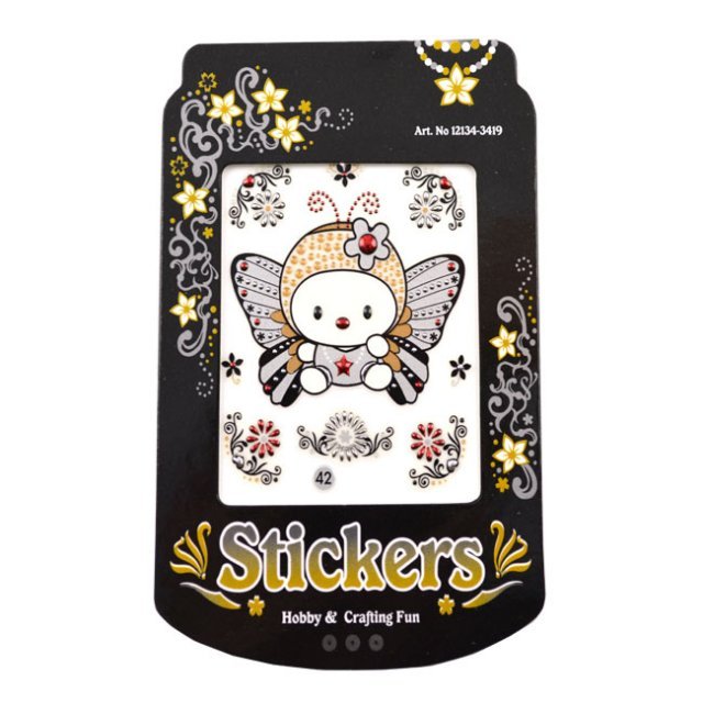 144 x 3D Decoratie Stickers