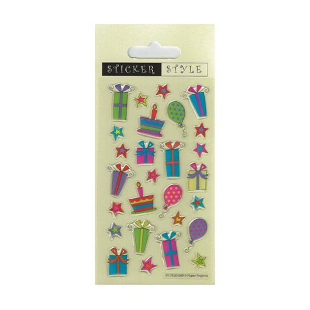Scrapbooking - Card Making 3D Stickers GIFTS & BALLOONS